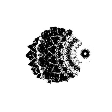 Metnin için alanı olan soyut siyah beyaz arkaplan