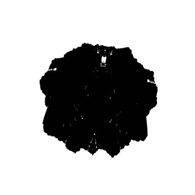 grunge siyah fırça darbesi