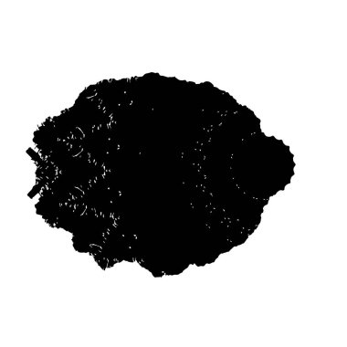 Siyah mürekkep lekesi. vektör grunge illüstrasyonu. 
