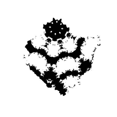 siyah ve beyaz soyut vektör çizimi