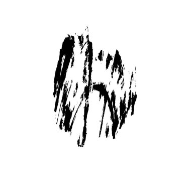 grunge vektör el fırça darbeleri