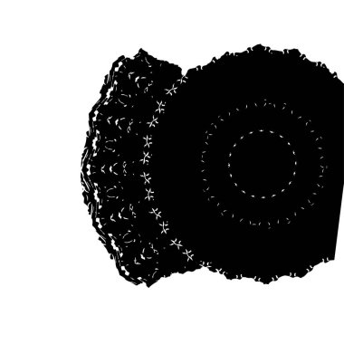 Beyaz arkaplana çizilmiş bir el resmi vektör çizimi