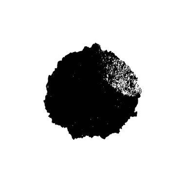 Grunge siyah fırça darbesi