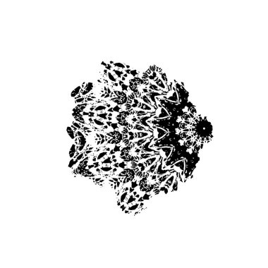 Elle çizilmiş doodle çiçek desenli