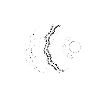 Grunge 'un arka planı. siyah ve beyaz doku.