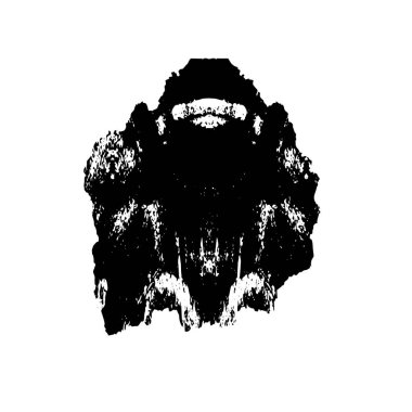 Beyaz bir köpeğin silueti.