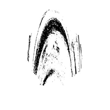 Grunge Siyah ve Beyaz Şehir Vektör Doku Şablonu. Koyu Dağınık Toz Örtüsü Tehlike Arkaplanı