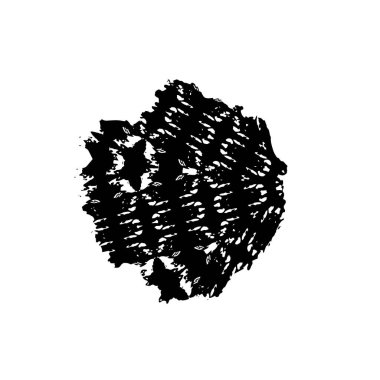 Siyah mürekkep lekesi. grunge tasarımı