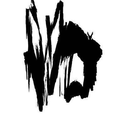 Vektör fırça darbesi. Grunge mürekkep kalemi. Sıkıntılı bir el. siyah modern desenli kalem darbesi.