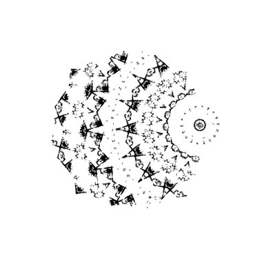 Noktalı soyut geometrik şekil. teknoloji kavramı.