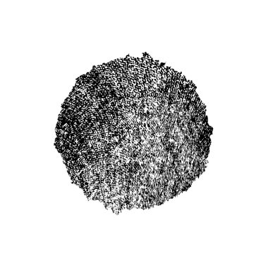 grunge siyah desenli yuvarlak sıkıntı örtüsü