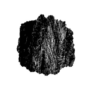 siyah el çizilmiş vektör