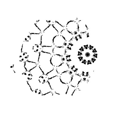 Siyah ve beyaz sıkıntı doku