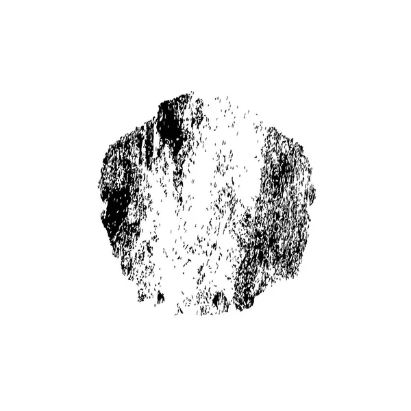 Creative Element Black Brush Stroke White Background — Image vectorielle