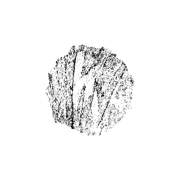 Tache Encre Noire Illustration Vectorielle Grunge — Image vectorielle