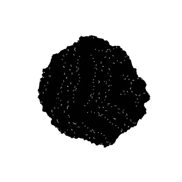 Black Ink Blot Vector Grunge Illustration — Stock Vector