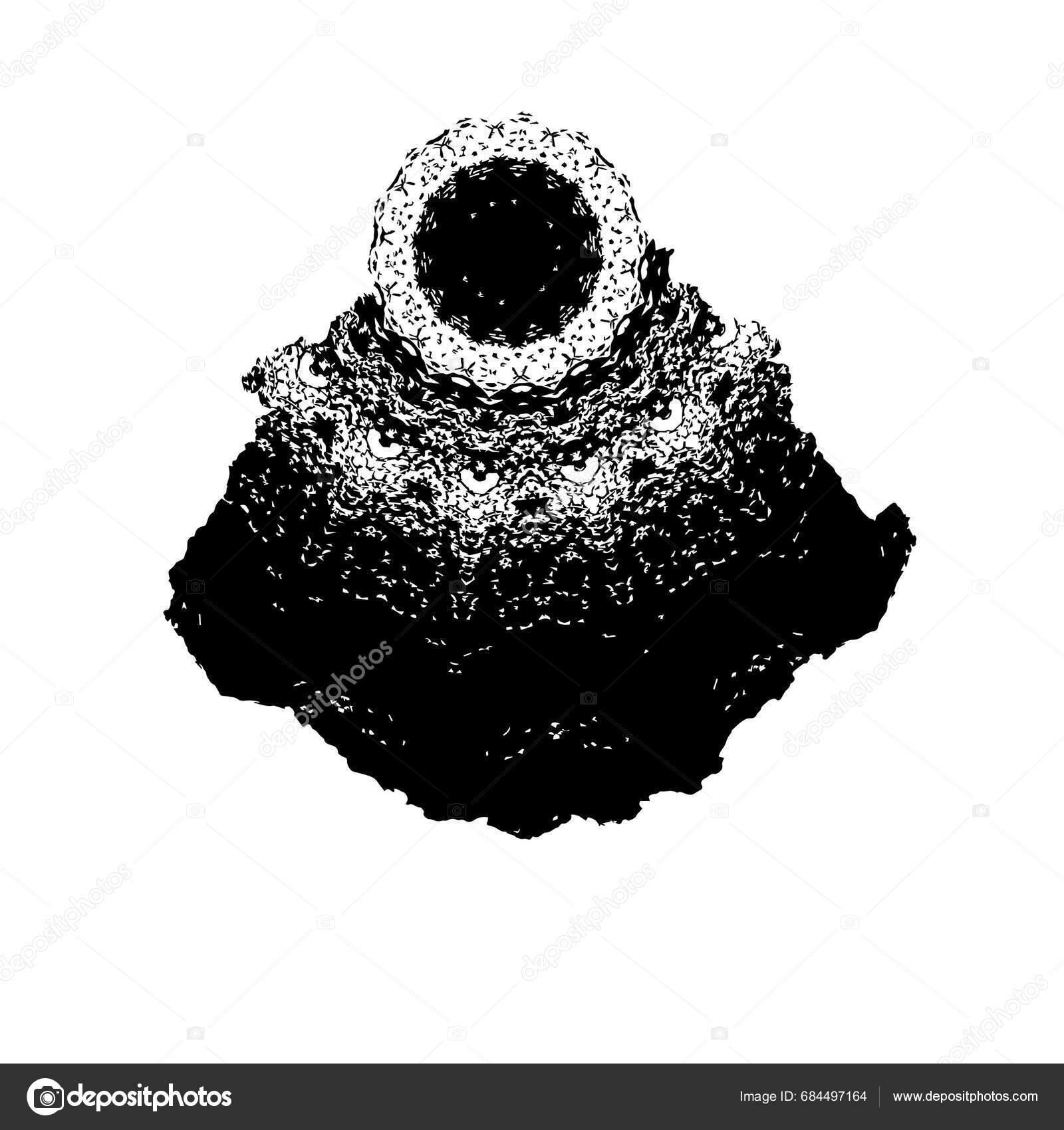 Vector Illustration Black White Abstract Background Stock Vector by