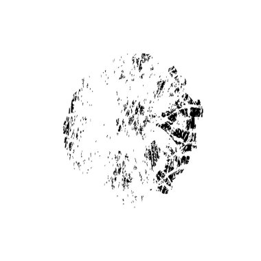 vektör siyah ve beyaz grunge çemberi.