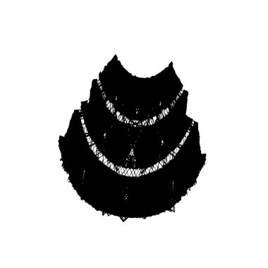 grunge siyah damga ile