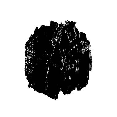 grunge siyah fırça darbesi