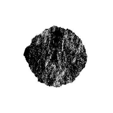 grunge siyah fırça darbesi izole edildi