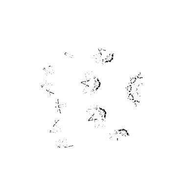 creative element of black brush stroke on white background 