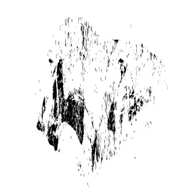 creative element of black brush stroke on white background 