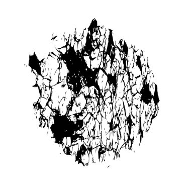 creative element of black brush stroke on white background 