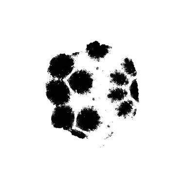 creative element of black brush stroke on white background 