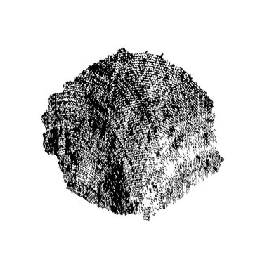 creative element of black brush stroke on white background 