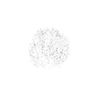 Beyaz arkaplanda soyut grunge mürekkep lekesi