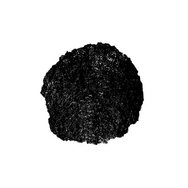 Beyaz arkaplanda soyut grunge mürekkep lekesi