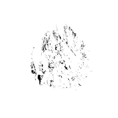 creative element of black brush stroke on white background 