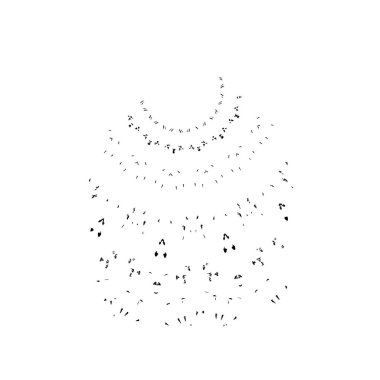 creative element of black brush stroke on white background 