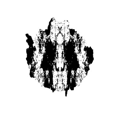 creative element of black brush stroke on white background 