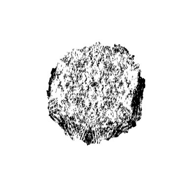 creative element of black brush stroke on white background 