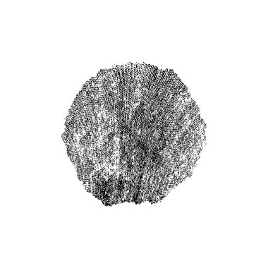 creative element of black brush stroke on white background 