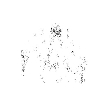 creative element of black brush stroke on white background 