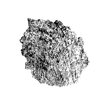 creative element of black brush stroke on white background 