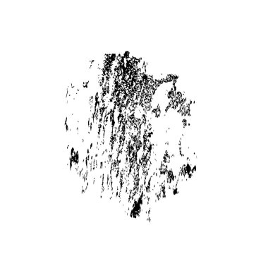 creative element of black brush stroke on white background 