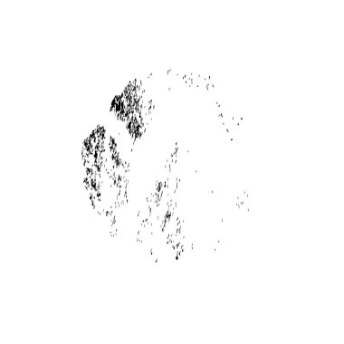 creative element of black brush stroke on white background 