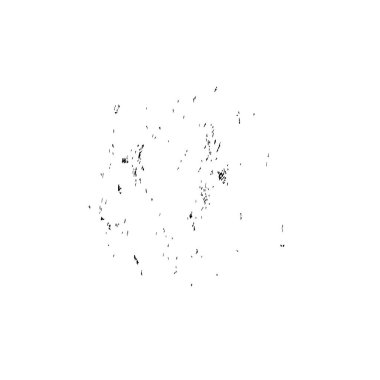 creative element of black brush stroke on white background 