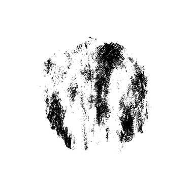 Soyut siyah-beyaz vektör arkaplanı. Çatlak, leke ve noktalarda kirli desenli tek renkli klasik yüzey. Karanlık korku tarzında eski bir duvar.