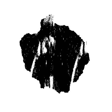 Soyut siyah-beyaz vektör arkaplanı. Çatlak, leke ve noktalarda kirli desenli tek renkli klasik yüzey. Karanlık korku tarzında eski bir duvar.