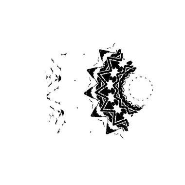 Siyah ve beyaz dokular. grunge soyut vektör yüzeyi 