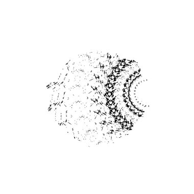 Siyah ve beyaz dokular. grunge soyut vektör yüzeyi 