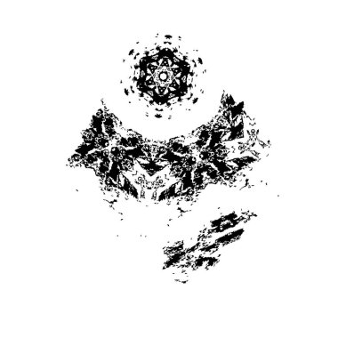 Siyah ve beyaz dokular. grunge soyut vektör yüzeyi 