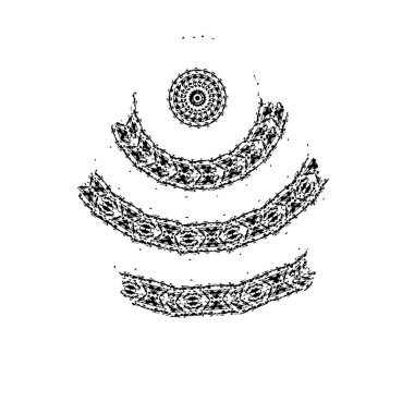 Siyah ve beyaz dokular. grunge soyut vektör yüzeyi 