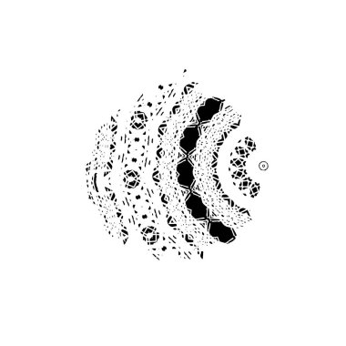 Siyah ve beyaz dokular. grunge soyut vektör yüzeyi 