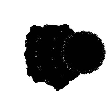 Siyah ve beyaz dokular. grunge soyut vektör yüzeyi 